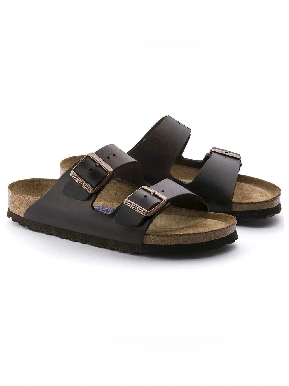 Birkenstock Arizona Soft Footbed Smooth Leather Sandals Amalfi Testa Di Moro